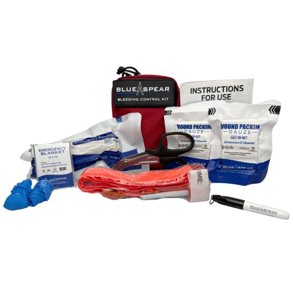 Basic Public Access Individual Bleeding Control Kit in Nylon Bag