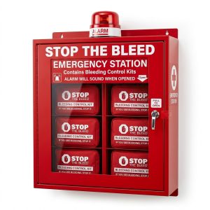 Stop The Bleed® 8-Pack Station in Polycarbonate Cabinet
